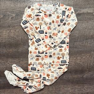 Magnetic Me 100% Organic Cotton “Twotie” PJ Set in “Variety Society” Print
